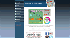 Desktop Screenshot of ckbizwebpages.net