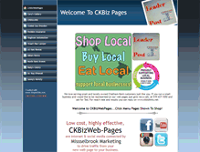Tablet Screenshot of ckbizwebpages.net